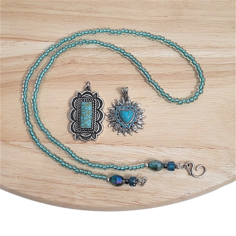 Hand Crafted Two Pendant(s) Necklace - Picture 7 of 7